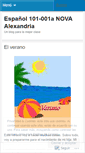 Mobile Screenshot of espanol101001a.wordpress.com