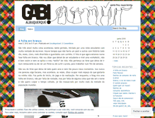 Tablet Screenshot of gabialbuquerque.wordpress.com