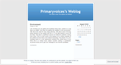 Desktop Screenshot of primaryvoices.wordpress.com