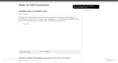 Desktop Screenshot of papertocad.wordpress.com