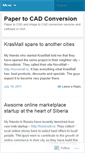 Mobile Screenshot of papertocad.wordpress.com