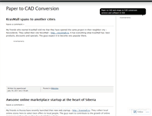 Tablet Screenshot of papertocad.wordpress.com