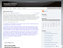 Tablet Screenshot of aplikasisoftware.wordpress.com