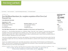 Tablet Screenshot of firstcloverleafbank.wordpress.com