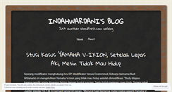 Desktop Screenshot of indahwardani.wordpress.com