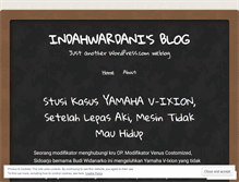 Tablet Screenshot of indahwardani.wordpress.com