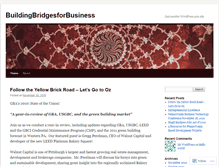 Tablet Screenshot of buildingbridgesforbusiness.wordpress.com