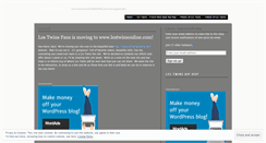 Desktop Screenshot of lestwinsfans.wordpress.com