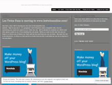 Tablet Screenshot of lestwinsfans.wordpress.com