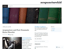 Tablet Screenshot of acupuncturekid.wordpress.com