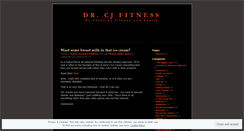 Desktop Screenshot of drcjfitness.wordpress.com