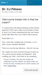 Mobile Screenshot of drcjfitness.wordpress.com