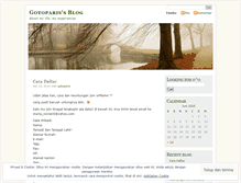 Tablet Screenshot of gotoparis.wordpress.com