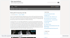 Desktop Screenshot of blognguoivietnam.wordpress.com