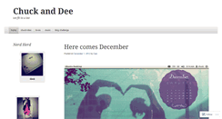 Desktop Screenshot of chuckanddee.wordpress.com