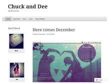 Tablet Screenshot of chuckanddee.wordpress.com