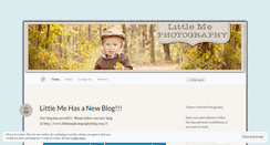 Desktop Screenshot of littlemephotographyblog.wordpress.com