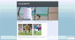 Desktop Screenshot of lioncitybadminton.wordpress.com