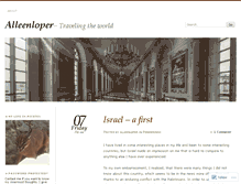 Tablet Screenshot of alleenloper.wordpress.com