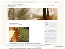 Tablet Screenshot of lovewitness.wordpress.com