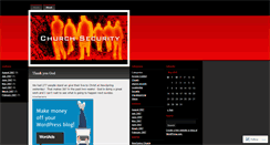 Desktop Screenshot of churchsecurityblog.wordpress.com