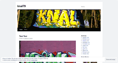 Desktop Screenshot of knal79.wordpress.com
