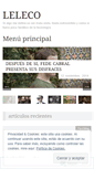 Mobile Screenshot of leleco.wordpress.com