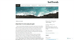 Desktop Screenshot of battorah.wordpress.com