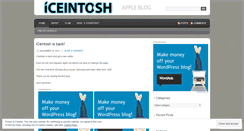 Desktop Screenshot of iceintosh.wordpress.com