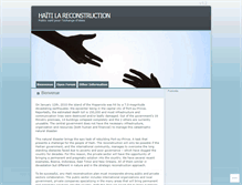 Tablet Screenshot of haitireconstruction.wordpress.com