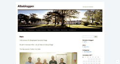 Desktop Screenshot of albabloggen.wordpress.com