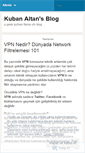 Mobile Screenshot of kubanaltan.wordpress.com