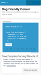 Mobile Screenshot of dogfriendlydenver.wordpress.com