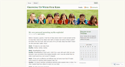 Desktop Screenshot of growingupwithourkids.wordpress.com