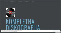 Desktop Screenshot of diskografija.wordpress.com