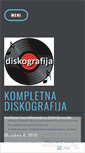 Mobile Screenshot of diskografija.wordpress.com