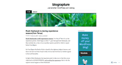 Desktop Screenshot of blograpture.wordpress.com