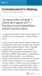 Mobile Screenshot of colomboclerici.wordpress.com