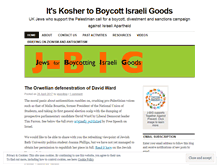 Tablet Screenshot of jews4big.wordpress.com