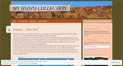Desktop Screenshot of myhmmmcollection.wordpress.com