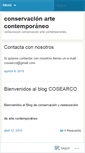 Mobile Screenshot of conservacioncontemporanea.wordpress.com