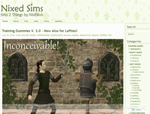 Tablet Screenshot of nixedsims.wordpress.com