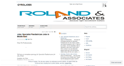 Desktop Screenshot of gyroljobs.wordpress.com