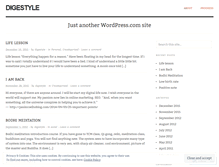 Tablet Screenshot of digestyle.wordpress.com