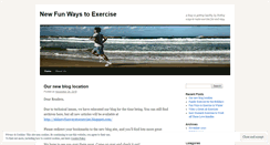 Desktop Screenshot of newfunwaystoexercise.wordpress.com