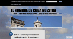 Desktop Screenshot of cubanuestra1.wordpress.com