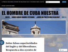 Tablet Screenshot of cubanuestra1.wordpress.com