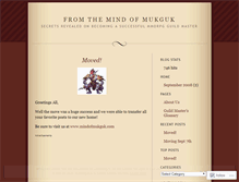 Tablet Screenshot of mukguk.wordpress.com