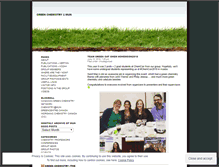 Tablet Screenshot of greenchem.wordpress.com