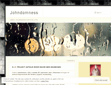 Tablet Screenshot of johndomness.wordpress.com